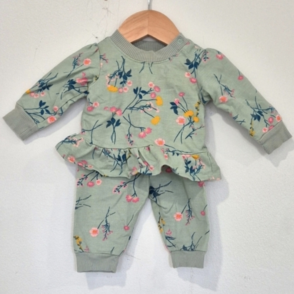 0-3m Baby Sweat Suit Matching Set
